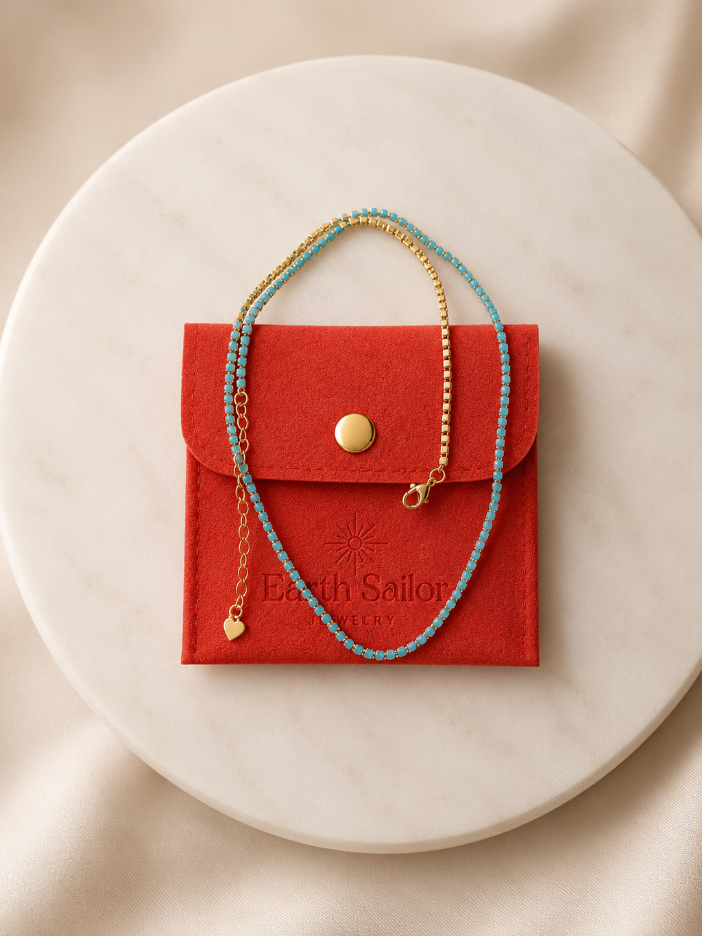 Turquoise Tennis Necklace