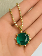 Green Pendant Necklace