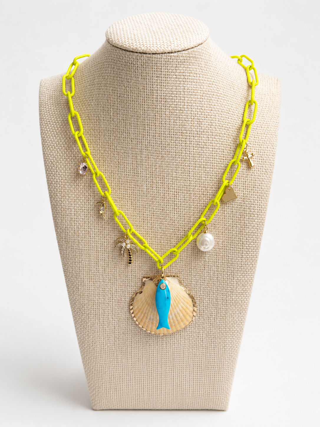 Shell-treuse Necklace