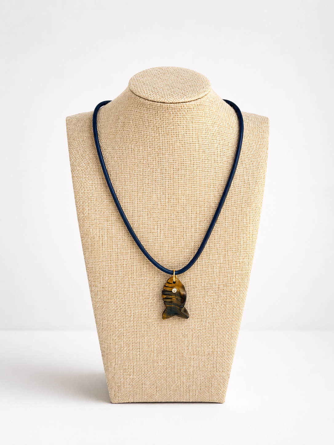 Tiger Eye Shark Pendant