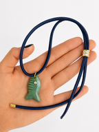 Aventurine Shark Necklace