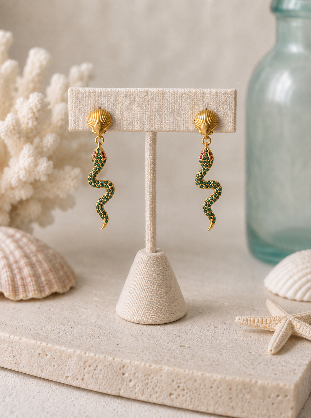 Summer Snake Earrings