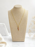 Pink Snake Necklace
