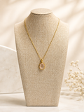 Pink Quartz Pendant Necklace